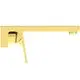 Ideal Standard Wascharmatur in goldener Oberfläche, mit klaren Linien und minimalistischem Design, geeignet für Wandmontage.